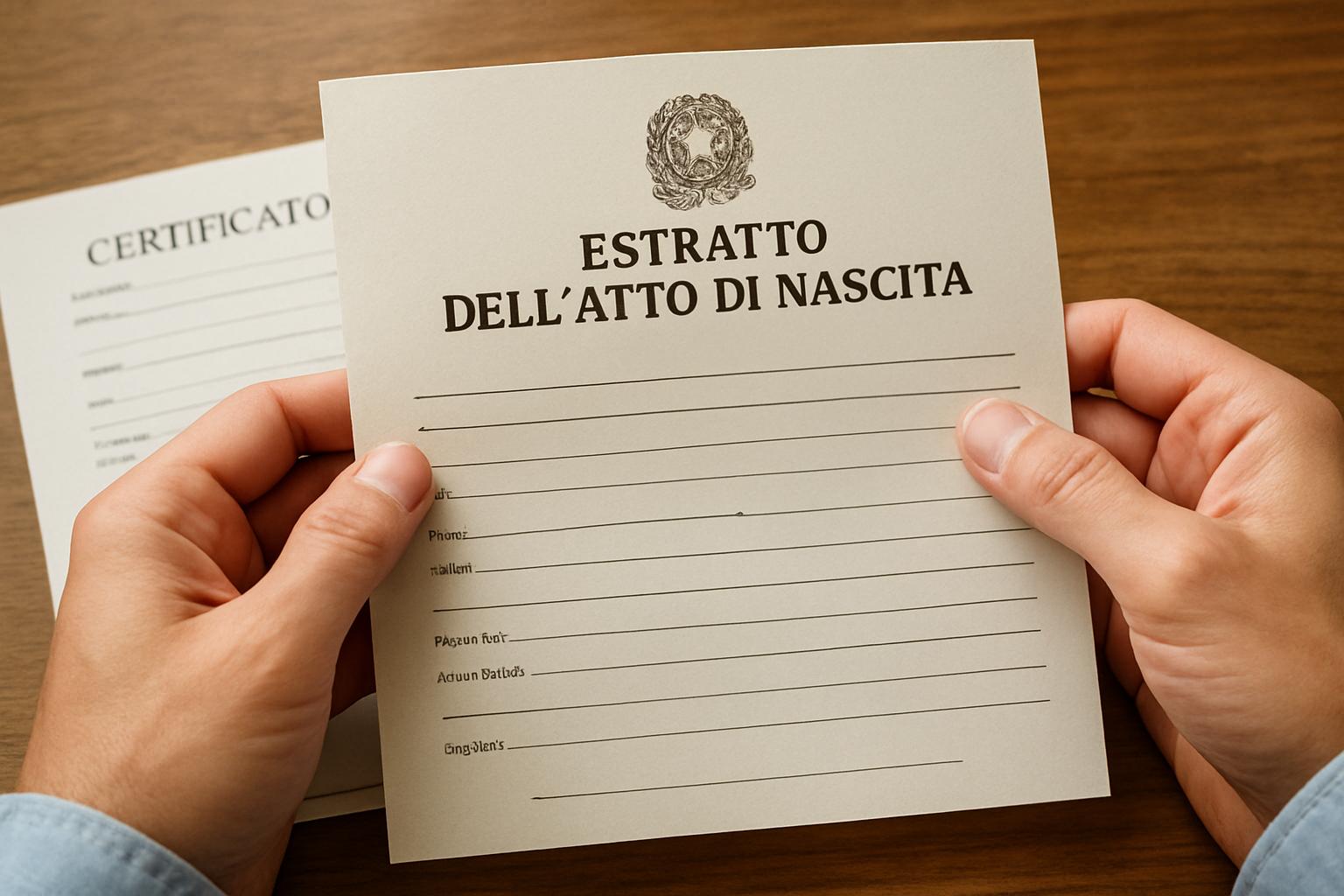 Как получить Estratto dell’atto di nascita для Италии и почему его путают с обычным свидетельством — подробный практический гид