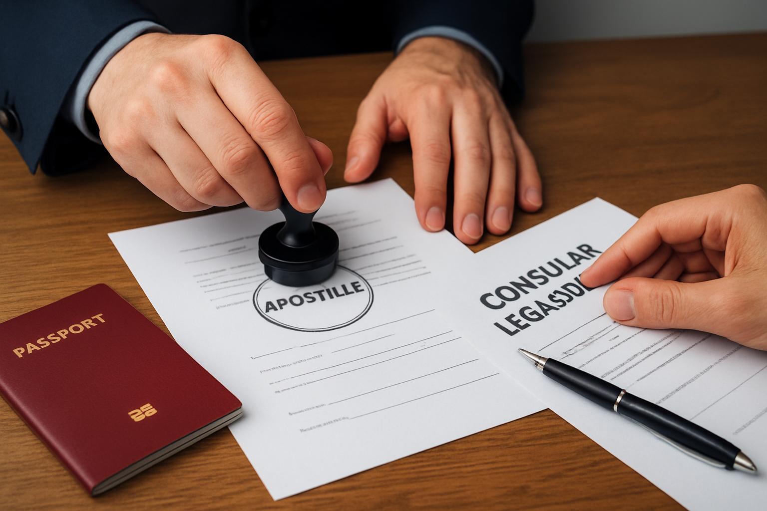 Какие документы чаще всего требуют апостиль или консульскую легализацию
