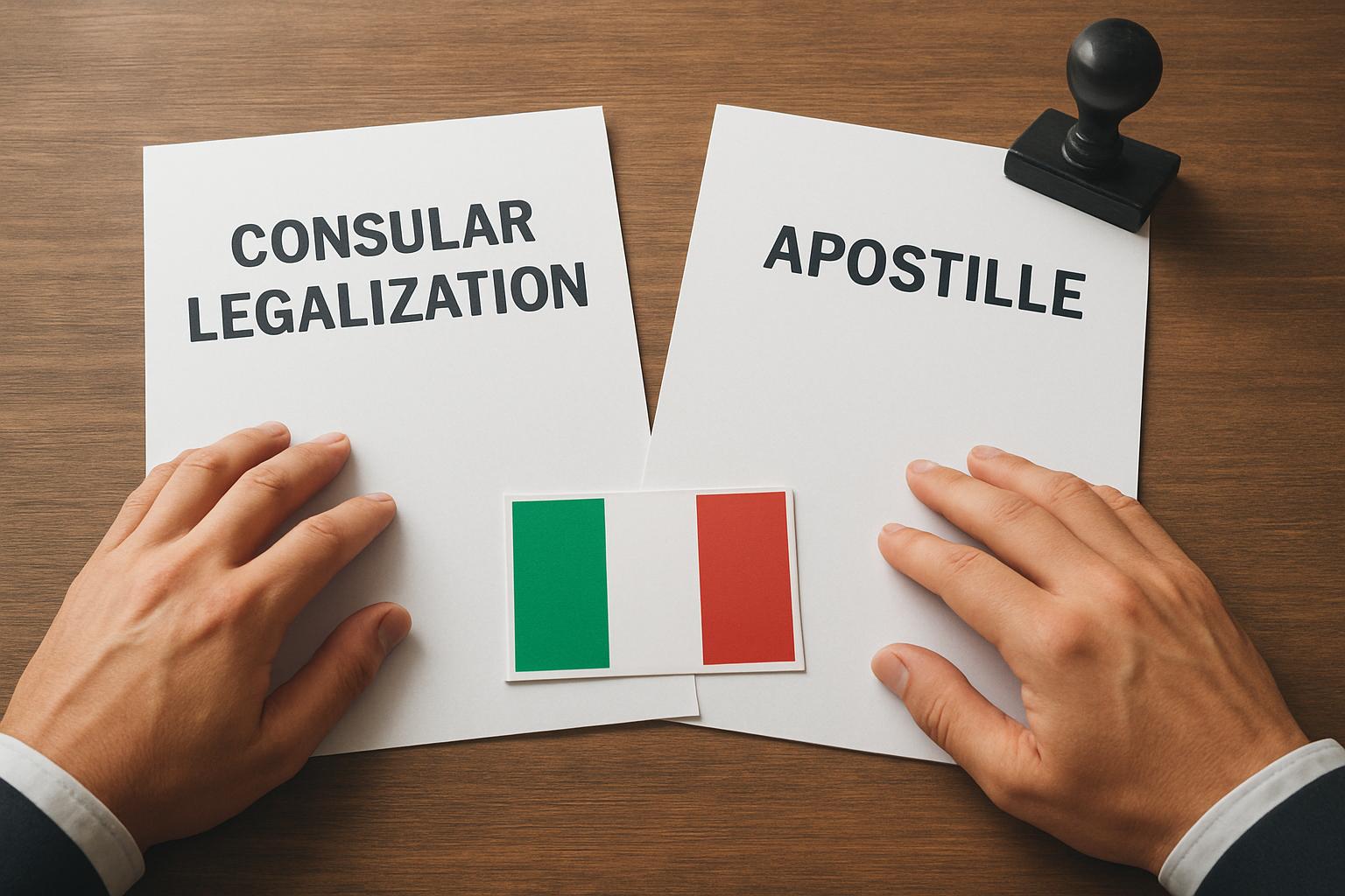 Консульская легализация или апостиль для Италии: как не выбрать неверный путь уже на первом шаге