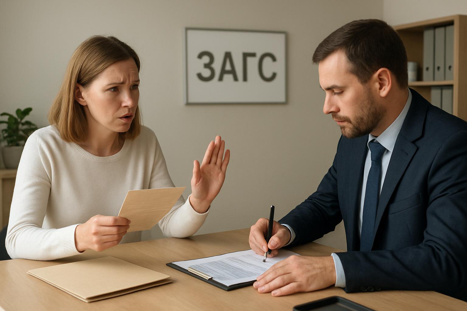 Как получить справку из ЗАГС для подачи документов за границу и не столкнуться с отказом. Что делать при отказе: шаги для исправления ситуации