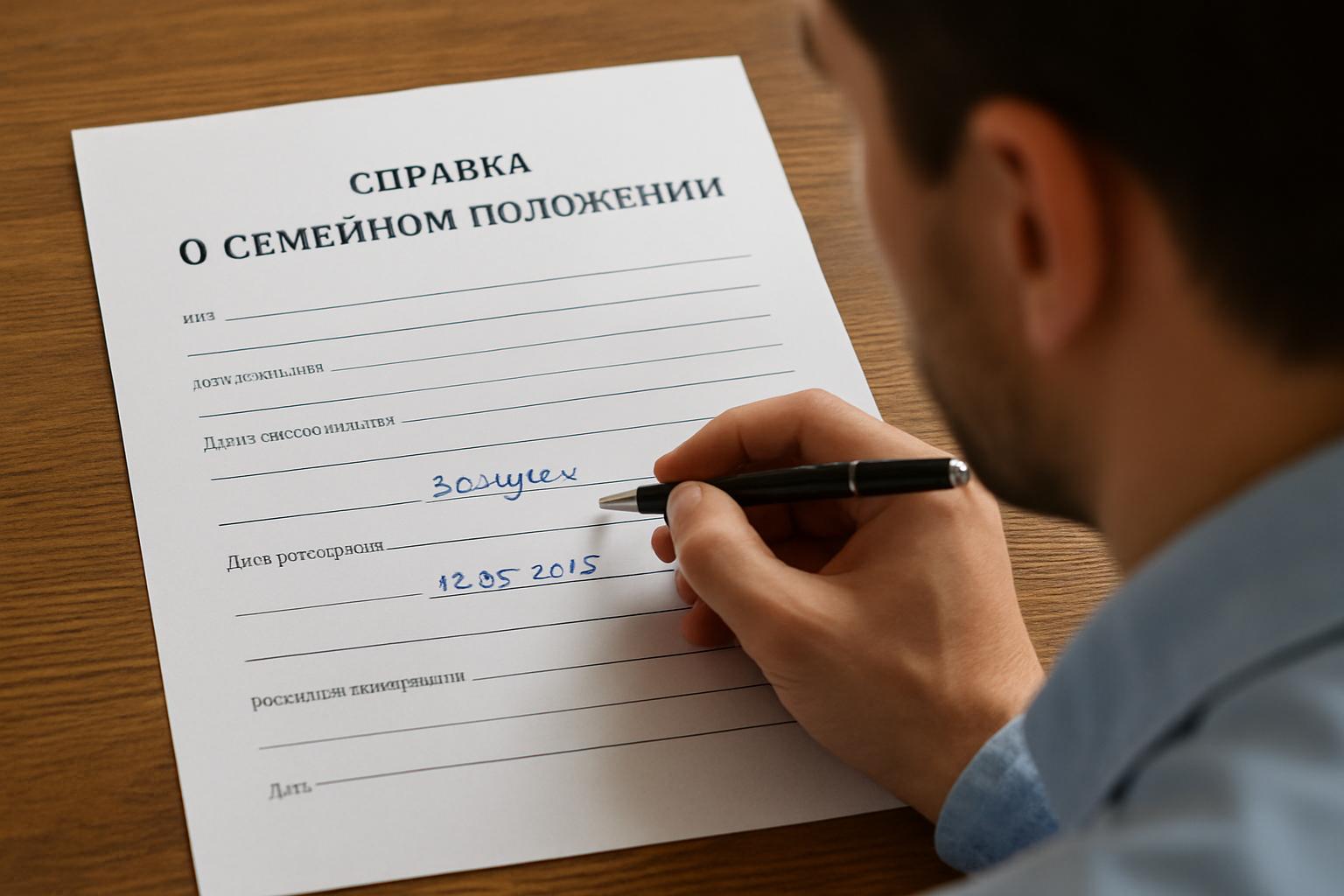 Справка о семейном положении: почему ее часто оформляют с ошибками и как не переделывать заново