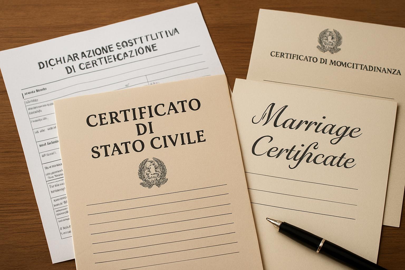 Справка о семейном положении