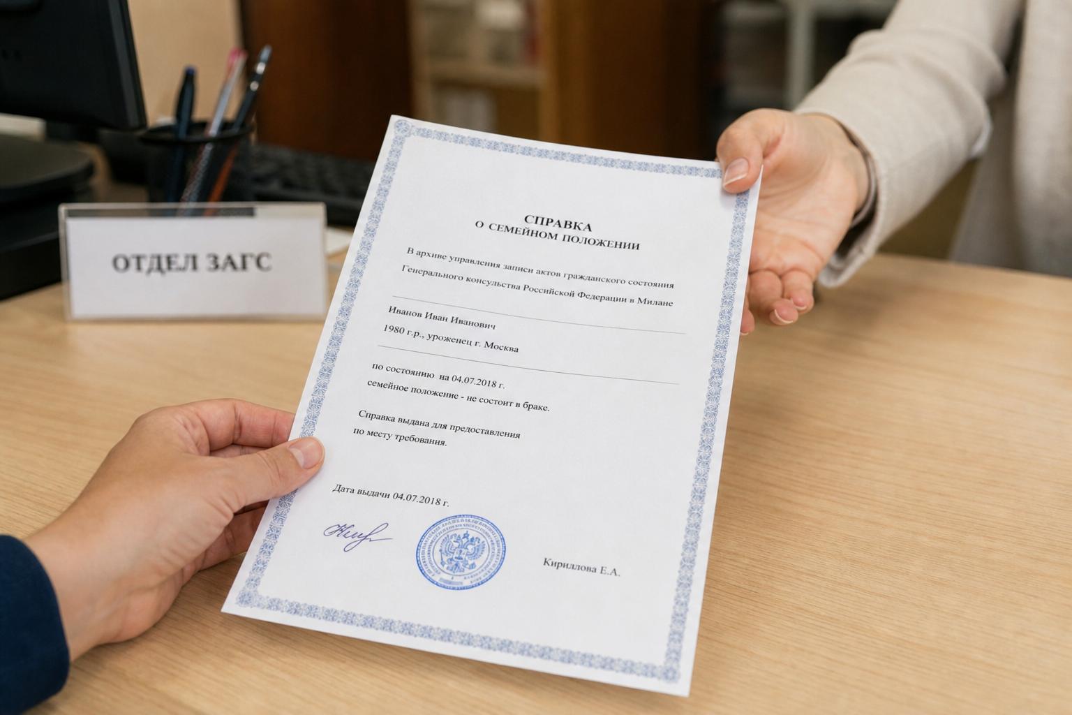 Справка о семейном положении: зачем нужна и где её оформить без лишней волокиты