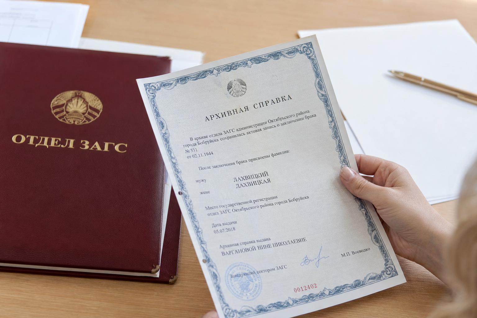 Как получить архивную справку из ЗАГС: сроки и особенности, о которых важно знать заранее