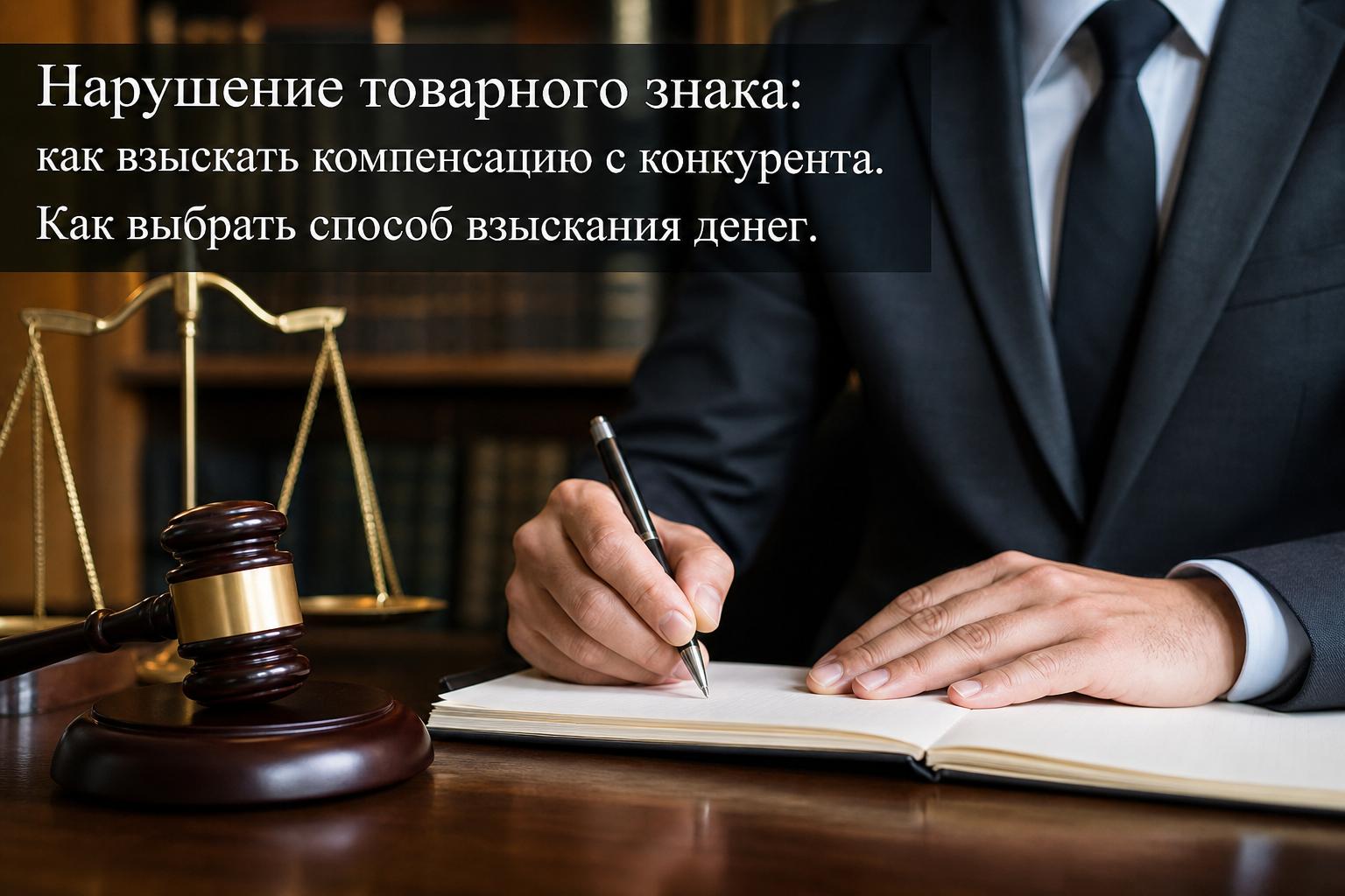 Нарушение товарного знака: как взыскать компенсацию с конкурента. Как выбрать способ взыскания денег