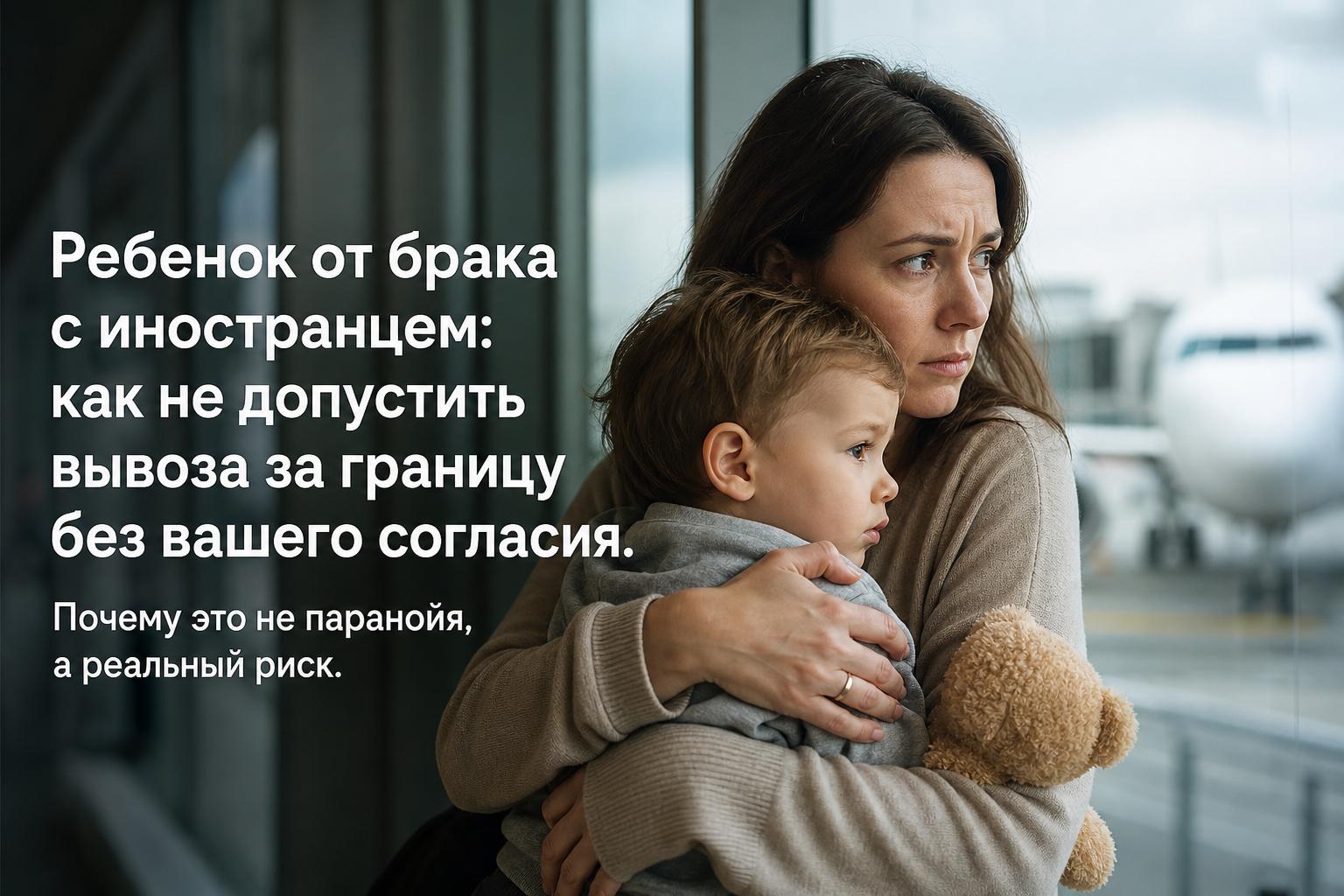 Ребенок от брака с иностранцем: как не допустить вывоза за границу без вашего согласия. Почему это не паранойя, а реальный риск
