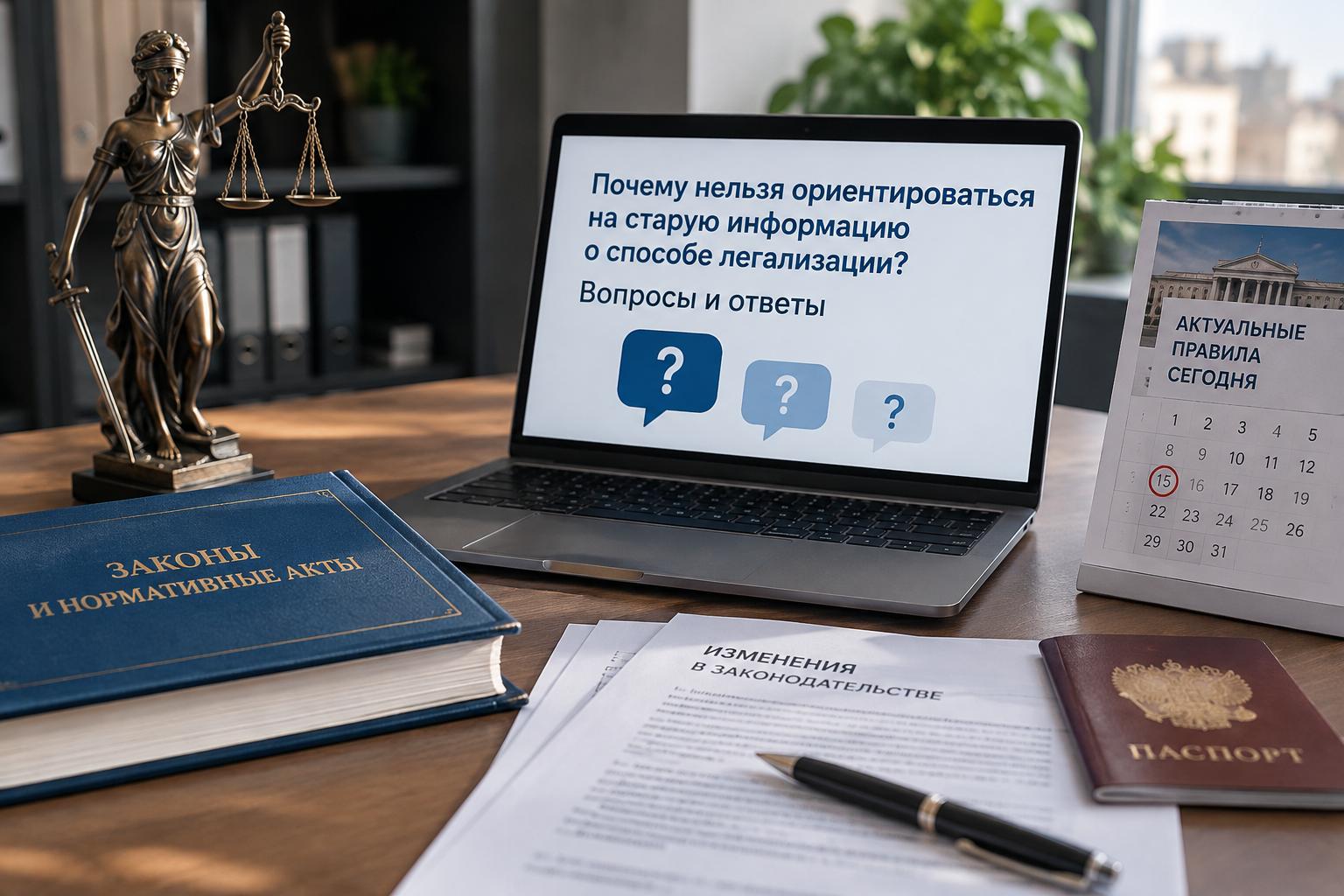 Почему нельзя ориентироваться на старую информацию о способе легализации. Вопросы и ответы